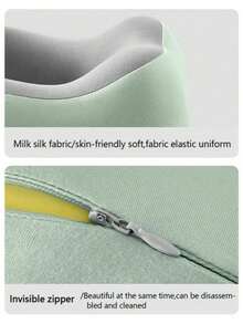 【新品】U型记忆棉颈枕，带收纳盒，便携式旅行午睡枕，慢回弹颈枕，适合办公室午睡、飞机旅行，可拆卸可水洗，附赠收纳袋，旅行必备，度假、暑假、开学季适用 - 彩色 - 查看 7