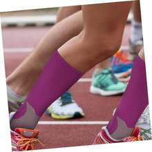 1 Par medias deportivas de compresion compression socks calcetas basketball calcetines de sudoración rápida calcetines para enfermeras calcetín de esquí adulto media de ejercicio OATIPHO - 1 - Ver 10