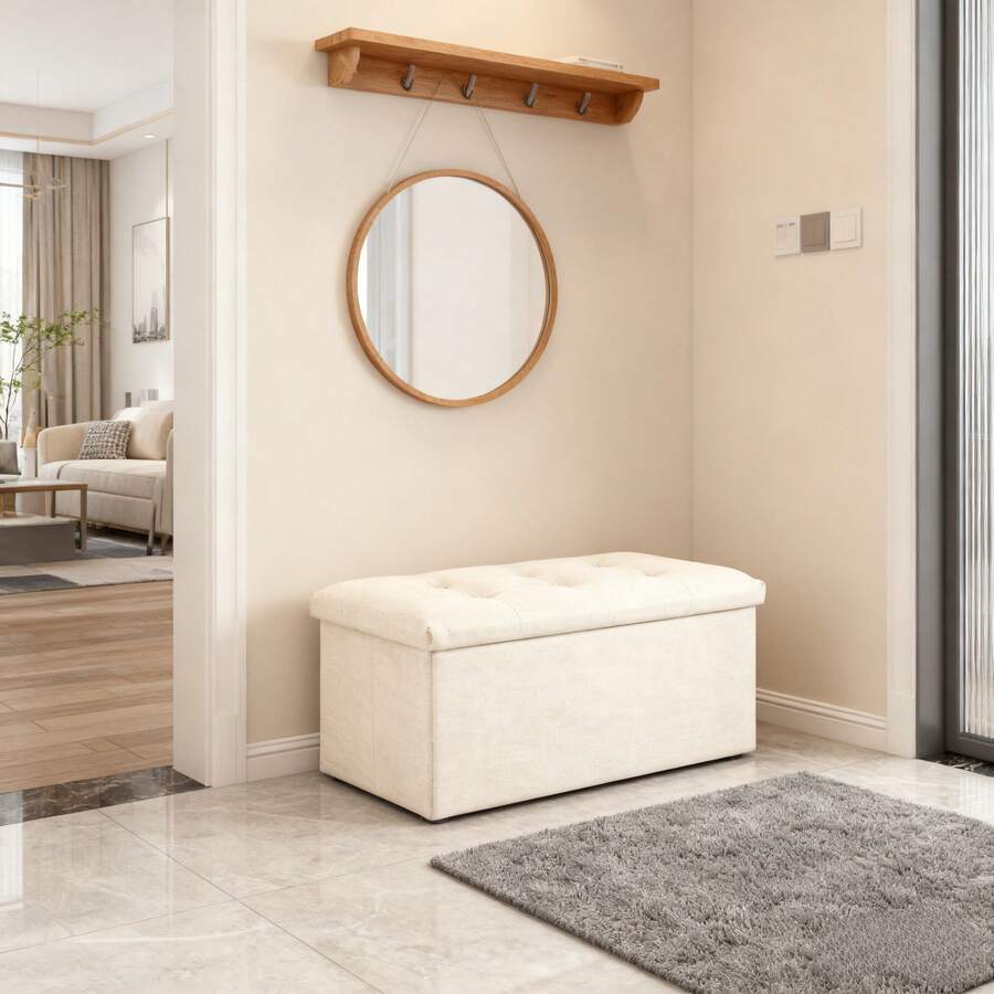 Storage Benches & Ottomans - Màu be - Xem 1