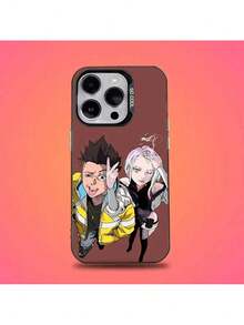 Coque de téléphone compatible avec E-Edgerunners Cyberpunks pour 16, 15, 14, 13, 12, 11, Pro, Max, Plus, Mini, XS, SE. Coque de protection antichute en matière noire mate compatible avec les modèles 17, 17 Pro et 17 Pro Max - Z3 - Voir 9