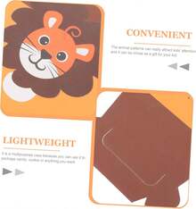 Bolsas De Regalos De Fiesta De León - Lindas Cajas De Dulces De León Para Cumpleaños Con Tema De La Jungla (MARRÓN,M) - Perro - Ver 9