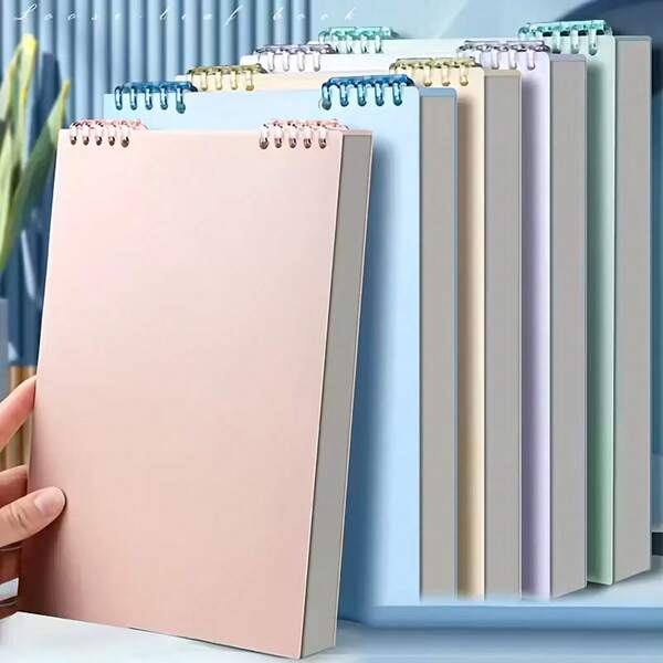 A5 Spiral Notebook, 120 Pages/60 Sheets, Thick Quality Paper, Easy For Note-Taking And Learning, Office Supplies, Back To School Notebook School Supplies