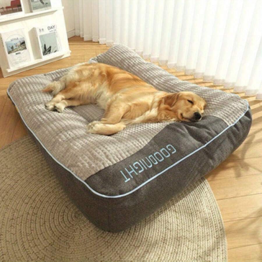 Luxury XXL Orthopedic Dog Bed - Detachable Washable Sofa For Large Breeds 15-50kg, Non-Slip Bottom & High-Density Foam, All-Season Premium Pet Bed (Christmas Gift Idea