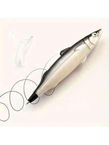 引人注目的趣味鱼形圆珠笔 - 适合作为学校、办公室和派对礼物 - 独特的海洋主题文具礼品，创意学生礼物 - 彩色 - 查看 11