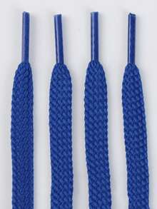 1 Pair Thick Woven Solid Color Basic Polyester (Polyester) Shoelaces, All-Season Outdoor Casual Shoes Replacement Accessories Rope - Multicolor - View 20