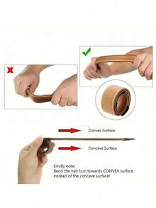 3/2/1件套极简发髻造型器皇冠造型器扭转盘发法式卷发魔法发髻制作器快速简易魔法发髻造型器，适用于女士、女孩、女士，发髻制作器，简易快速卡扣卷发网魔法发髻工具，甜甜圈卷发器发圈，女士法式扭辫发型造型器，美发工具套装，美发造型套装 - 彩色 - 查看 4