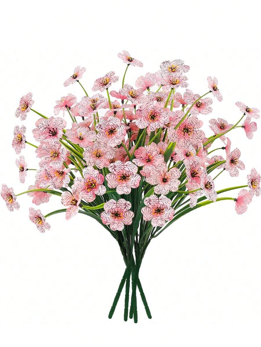 1bunch Hoa nhân tạo - Hồng - Xem 1