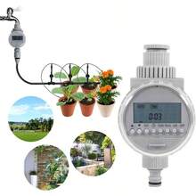 Temporizador de Riego Automtico con Regulador Inteligente e LCD Digital para Plantas de Invernadero, Jardn y Huerto Casero - [IMAGEN] - Ver 5