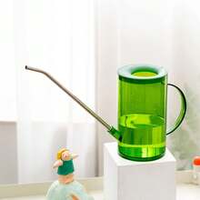 Regadera para Plantas con Boquilla Larga, Regadera para interior, Jarra para Regar Plantas, Pequeñas latas de riego para Plantas de casa, Flores, suculentas. (Hierba verde) - Verde - Ver 11