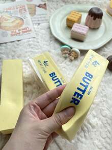 1pc Realistic Butter Stick Soft Slow Rebound Toy, Squeeze Stress Relief Model Prop, Suitable For Teens And Adults As Stress Relief Gift Toy - Multicolor - View 4