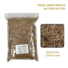 30g 8mm Miniature Model Grass Turf Scenery Landscaping Material - As Photos - View 14