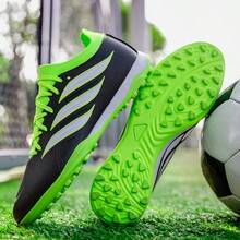 轻便防滑足球鞋，青少年足球鞋，男女童均可穿着，训练鞋 - 黑色 - 查看 6