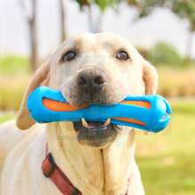 1pc Pet Toy Water Gun With Tooth Cleaning Slot, Improved Cleaning Effect. Squeeze Water Pressure Cushioned Toy. Suitable For Playing In Swimming Pool And Beach, Interactive Chase Toy. Made Of TPR+EVA, Durable And Chew-Resistant. - Multicolor - View 10