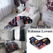 Korean Drama Gifts, K-Drama, Kdrama Merch, Korean Drama Gifts For Women Teen Girls, K Drama Gifts For Women Men, Korean Gifts, K Pop Gifts, Birthday Christmas Kdrama Blanket 50"X60" Gifts For Women Gifts For Dad Quick Ship Items - Màu sắc hỗn hợp - Xem 7
