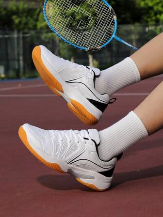 Professionella badmintonskor för tonåringar, nya stötdämpande slitstarka sportskor för män och kvinnor, halkfria tennisskor för träningspar