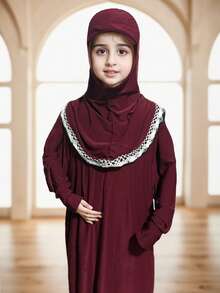 Stretchy And Comfortable Plum Blossom & Ditsy Floral Pattern Headwrap For Girls, Teens And Girl, Wide Hem Design Suitable For Daily Wear And Home Use - Pink - View 54