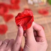 1000pcs Romantic Style Non-Woven Simulated Rose Petals,Romantic Handmade Flowers,Suitable For Wedding Party Room Layout Home Decoration,Birthday Decoration,Table Centerpieces,Bedroom Decoration,Room Decoration,Bathroom Decoration,Valentine's Day Gift,Graduation Ceremony Party Decoration Party Favors Bride Gifts Birthday Birthday Decorations Party Decorations Bachelorette - Đỏ - Xem 9