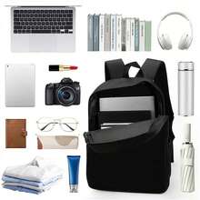 Personalized New Arrival Silent Hill 2 Horror Games Backpack , Adjustable Straps, Large Capacity For School, Outdoor, Office, Sports | Unique Gift Idea - 黑色 - 查看 6
