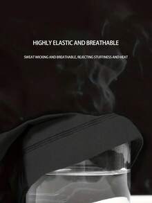 1pc Seamless High Waist Women Sports Shorts, With Side Pockets, Solid Color High Elasticity Compression Cycling Shorts, Suitable For Running, Pilates, Fitness, Yoga, Outdoor Cycling, Casual Wear - Black - View 8