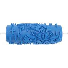 Rodillo de Textura Decorativa con Estampado Azul, Adorno de Goma, Decoración para Obras de Arte, Pintura, Placas de Textura (años) - 100 años - Ver 9