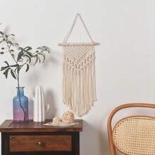 1pc Woven Tapestry, Bohemian Nordic Style With Tassels, Modern Decor For Bedroom, Home Decoration - Multicolor - View 5
