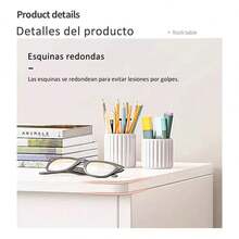 Archivador Móvil De 3 Cajones, Archivador De Madera Para Oficina En Casa - Marrón - Ver 6