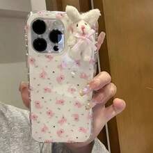 Ốp lưng điện thoại hình mèo dễ thương kiểu Ins, tương thích với Apple Phone 17promax/16promax và 15pro, hai lớp, chống rơi vỡ. - Nhiều màu - Xem 6