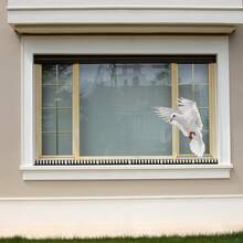 Bird Spikes, Pigeon Detterrent Spikes Outside, Spike To Keep Birds Away, Raccoon Cat Squirrel Detterrent, Plastic Bird Spike For Patio Roof Fence Window Nest, Black - Black - View 4