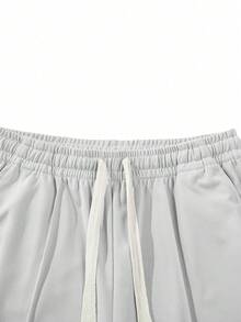 Men's Casual Old Money Men Sports Pants - Light Grey - View 6