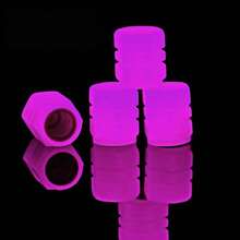 Glow In The Dark Valve Stem Caps, Universal Automotive Tire Luminous Caps, Fashionable Decoration For Electric Vehicles, Motorcycles, Bicycles