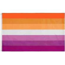 1 件，3x5 英尺 LGBT 彩虹旗同志进步骄傲横幅旗帜，爱就是爱横幅，同志骄傲双性恋女同性恋泛性恋跨性别非二元无性恋，骄傲房间装饰，骄傲日派对礼物，骄傲日户外装饰 - 日落 - 查看 8