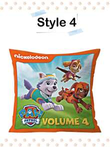 Paw Patrol Theme - Paw Patrol Hero Accessories: Cute Puppy Patrol Plush Throw Pillow, Suitable For Living Room, Sofa And Bedroom. Fluffy Gray Cartoon Archie Pillow, Soft And Comfortable Touch. A Perfect Gift For Friends And Family On Holidays And Parties. - Multicolor - View 5