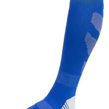 Kit Of 2 Pairs Of Hoahi Long-Calf Sport Original Football Socks In Black, White, Blue, And Red. - Màu xanh lam - Xem 4