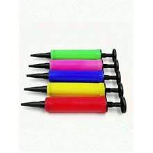 3pcs Balloon Inflator Pump, Inflator, Blower, Hand-Operated Inflator Suitable For Birthday Party, Celebration, Wedding, Balloons (Random Color) - Multicolor - View 4