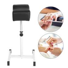 Adjustable Pedicure Nail Footrest Manicure Foot Rest Desk Salon Spa Equipment - Negro - Ver 5