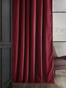 ستارة معتمة من الفلانيل الإيطالي/الفلانيل الهولندي باللون الأحمر، مناسبة لغرفة عيد الميلاد والعطلات، ديكور غرفة المعيشة، ستارة نافذة من قماش الفلوت الفرنسي للغرفة والمكتب، عازلة للصوت، ذات ملمس نسيجي خريفي، مناسبة لديكور غرفة المعيشة والنوم والمكتب
