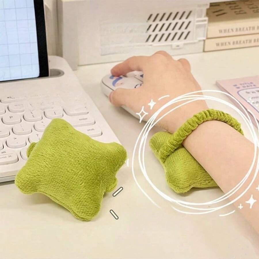 1pc Mouse Wrist Strap, Wearable Mouse & Keyboard Wrist Rest, Office Desk Wrist Pad, Back To School Gaming Mouse Pad