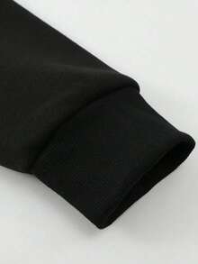 Sudadera de manga larga para caballero - Sudadera para hombre, temática navideña de bastón de caramelo de Arctic Candy Company, cuello redondo, manga larga, informal y versátil, ideal para fiestas, celebraciones, estilo urbano, regalo para hombre. - Negro - Ver 7
