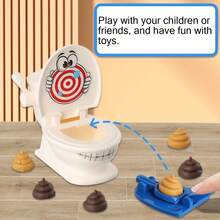 趣味射击玩具 - 适合全家一起玩的娱乐射击游戏 - 内含1个玩具、2个发射器和6个软塑料玩具。可作为圣诞节或万圣节礼物。 - 彩色 - 查看 3