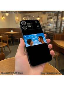 Funda de teléfono Rapper D-Drake compatible con 17,16,15,14,13,12,11,Pro,XS,Max,XR,Plus,E,SE4,Mini, cubierta suave negra, funda compatible con funda  17 pro max, funda  17 pro, funda  17, funda  16, funda  16 pro max, funda  15 - Z1 - Ver 8