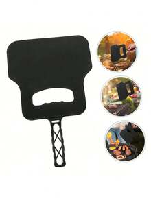 1pc Plastic Barbecue Fan, Outdoor Barbecue Manual Flame Enhancer, Non Food Contact Safety, Durable Handheld Ignition Tool, Barbecue Accessories, Outdoor And Garden Supplies. Convenient And Practical. Aesthetic And Practical - Multicolor - View 6