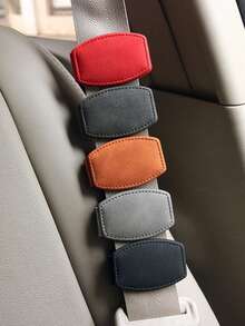 1pc Magnetic Seatbelt Adjuster - Soft Alcantara Fabric, Anti-Slip Design, Strong Magnet Attachment - Reduces Pressure, Enhances Comfort, Fits All Sedans, SUVs And Multiple Colors Available), A Stylish Automotive Accessory - Multicolor - View 12