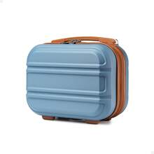 Lightweight 2 Piece Cabin Suitcase Set 20 Inch Carry On Luggage With Vanity Case ABS PC Hard Shell Spinner Wheels TSA Lock YKK Zipper For Travel - Dusty Blue - View 13
