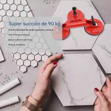 Paquete de 2 Ventosas de Vidrio FCHO, de Aluminio Resistente, Levanta Vidrio/vidrioóvil/almohadilla para Levantar/reparador de Abolladuras, Ahorro de Mano de Obra, - 1 - Ver 4