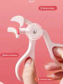 1set 1 Pack Of Disposable Double Ended Eyelash Curler And 1 Wide-Angle Eyelash Curler Double Ended Eyelash Curler, Implantation Grafting Eyelash Brush, Eyelash Brush, Eyelash Comb, Mini Eyelash Disposable Comb Wide Angle Eyelash Curler Without Borders, A Natural And Long-Lasting Tool For Curling And Shaping Eyelash Clipper, Wide-Angle Curling, Long-Lasting Shaping, Fake Eyelashes For Beginners And Beginners. Sunflower Eyebrow Trimmer Tool - Multicolor - View 5