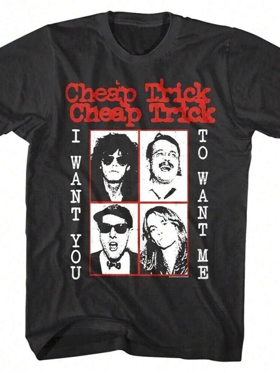 Cheap Trick I Want You To Want Me Black Unisex T-Shirt - màu đen - Xem 1