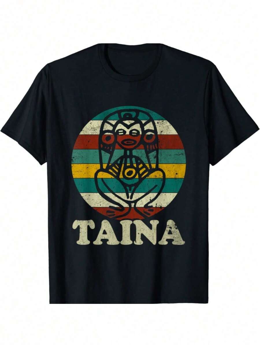 Camiseta Muse Gift Taino Puertorriqueño - Negro - Ver 1