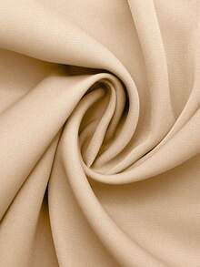 Women's Casual Asymmetrical Hem Batwing Sleeve Loose Blouse, Minimalist Design, Versatile Street Style, Spring/Summer - Khaki - View 11