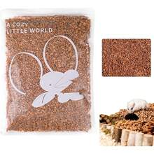 Ropa de cama para mascotas para animales pequeños, absorbente de humedad, control de olor, ropa de cama de animales pequeños, multifuncional, decoración de hábitat, accesorios de basura para el hogar, - S - Ver 10