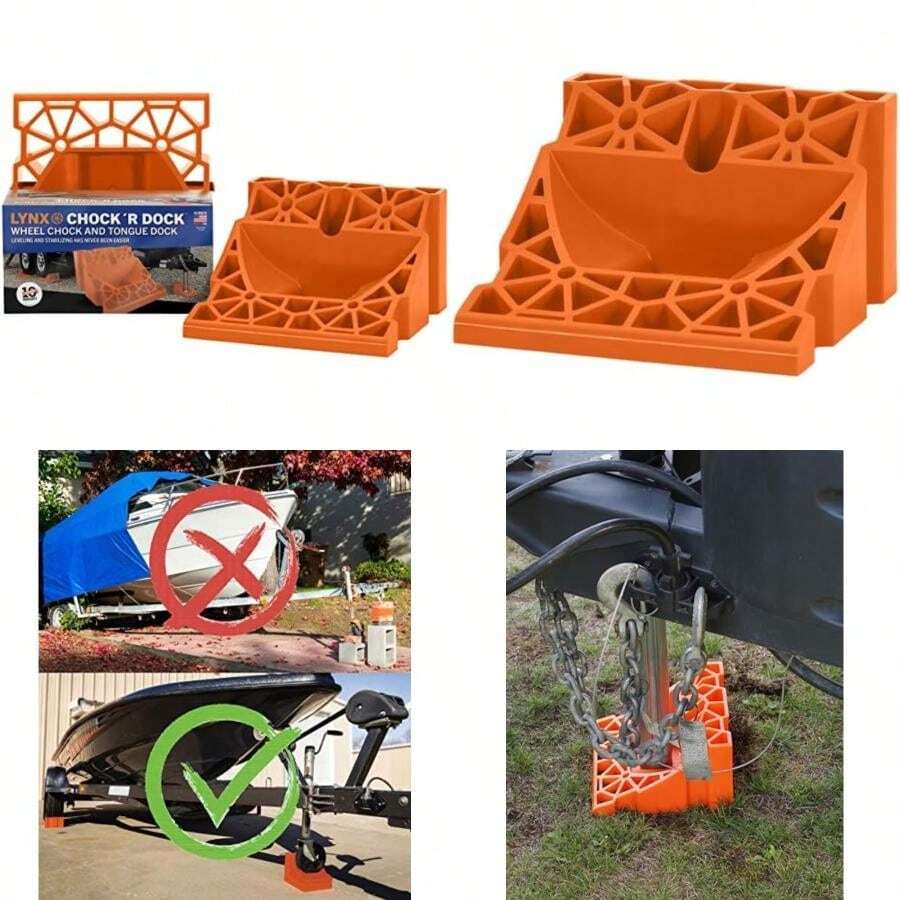 Tri-Lynx 00018 - Tope de Rueda (2 Unidades)(Chock 'R Dock) - Multicolor - Ver 1